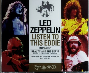 【送料ゼロ】Led Zeppelin '77 Liveリマスター 3枚組 Listen To This Eddie California,USA レッド・ツェッペリン