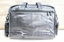 TUMI トゥミ オールレザーブリーフビジネスショルダートートバッグ ブラック 96114DH ビジネスバッグ X13A2047_画像7