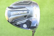 【良品】Callaway ROGUE ST MAX FAST ドライバー 10.5° キャロウェイ ローグ Fujiwara 40-R フレックスR ヘッドカバー付属　NS315-160_画像2