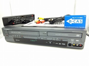 ●極美品●オーバーホール済●ビデオ⇔DVDかんたんダビング●DXアンテナ●DXR160V●地デジ搭載ビデオ一体型DVDレコーダー●一式付属品付●