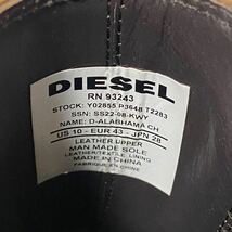 新品 本物 正規品 DIESEL ディーゼル メンズ レザー サイドゴアブーツ_画像7