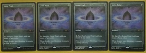 MTG PRM 英語 P 30th エッチングFoil Lotus Petal/水蓮の花びら 4枚セット