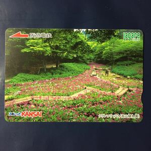 2007年5月25日発売柄ー「クリンソウ(六甲高山植物園)」ー阪急ラガールカード(使用済スルッとKANSAI)