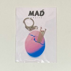 とんだ林蘭　MAD FRUITS　キーホルダー　新品　マッドフルーツ　Egg　アクリル　アクスタ　モノセンス株式会社