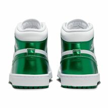 限定SALE 27.0cm NIKE AIR JORDAN 1 HIGH GOLF ナイキゴルフ エアジョーダン1 ハイ メタリックグリーン ゴルフシューズ DQ0660-130_画像7