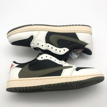 【中古】NIKE × Travis Scott WMNS AIR JORDAN 1 LOW OG SP Midium Olive サイズ27cm DZ4137-106 ナイキ ジョーダン[240017595174]_画像5