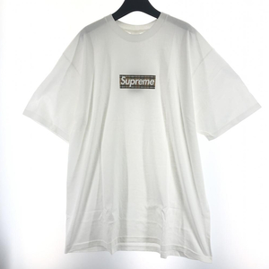 【中古】Supreme × Burberry 22SS Box Logo Tee サイズXL ホワイト シュプリーム×バーバリー ボックスロゴ Tシャツ[240017578698]