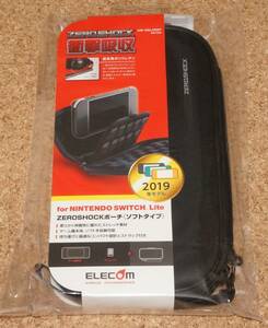 ◆新品◆ELECOM Switch Lite用 ZEROSHOCK ゼロショック ポーチ ソフトタイプ ブラック