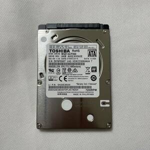 送料無料 18811時間 2.5インチ SATA HDD 500GB MQ01ACF050 TOSHIBA 東芝 7200RPM 7mm