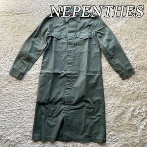 NEPENTHES ネペンテス ジャケット 1 コットン カーキ 無地 コート