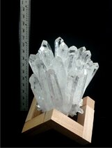 【入手困難】AAA級高透明度天然水晶クラスター177B6-82B65b_画像1