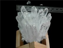 【入手困難】AAA級高透明度天然水晶クラスター177B6-82B65b_画像3