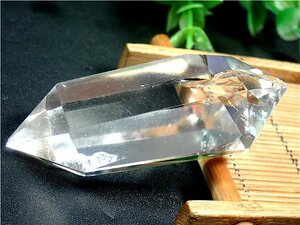 AAA級☆高透明度天然レインボーハーキマーダイヤモンド水晶六角柱 YS178B2-19B32b