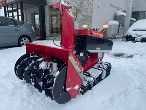 青森市発☆除雪機　ヤナセ　スノースロワー　９１４HST　１４馬力　HST　サイドクラッチ　ガソリン　売り切り　配送は相談ください