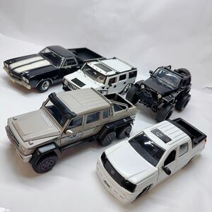 【K1】ジャンク 1/24 jada toys hummer h2 jeep wrangler escalade amg 1/18 シボレー ジュラシックワールド　セット