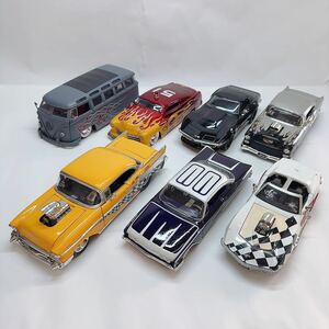 【K1】ジャンク jada 1/24 corvette 1969 1955 chevy mercury 1951 maisto 1962 volkswagen bus ford ミニカー セット