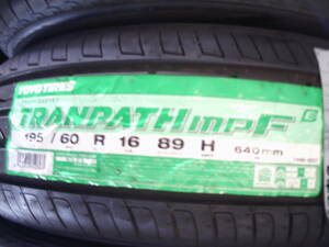 　トーヨータイヤ　TRANPATH　195/60R16　89H　2011年製　1本