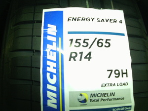 タイヤ　4本セット　ミシュラン　ENERGY　SAVER4　155/65R14　2023年製　-1-