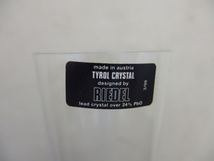 500239w【TYROL CRYSTAL RIEDEL リーデル クリスタルガラス製 2000 ワイングラス】高さ24cm程/未使用経年品/多少汚れスレあり_画像2