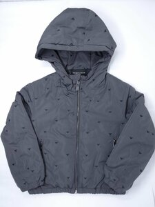 エンポリオ アルマーニ EMPORIO ARMANI ロゴ フーデッド ジャケット ボーイズ トドラー 6A 118cm 120cm 6K4BJ9 1NPEZ 子供 キッズ ZEOZIBKM