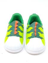 アディダス スーパースター adidas 恐竜 チームソーラーグリーン スニーカー GX3269 キッズ シューズ 靴 12cm ZEOBISTM_画像2