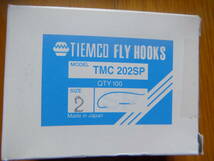 ティムコ フライフック ＃2 サイズ2 TMC 202SP 100本セット 新品　定価8668_画像1