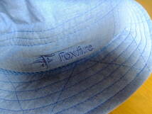 FOXFIRE サイズL 57.5-59.5 -3°C 木陰シールド UVカット 水色 新品 55-22984-040-04 定価4600_画像2