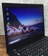 1円～ ●LENOVO ThinkPad L14 Gen1 / 第10世代 Core i3 10110U (2.10GHz) / メモリ 8GB / NVMe SSD 256GB / 14型 HD / Win10 Pro 64bit_画像2