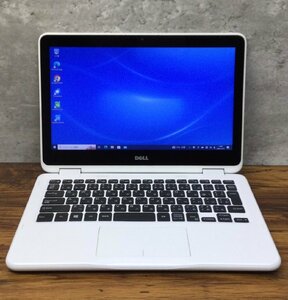 1円～ ●DELL INSPIRON 3185 2in1 / AMD A9-9420e (1.80GHz) / メモリ 8GB / eMMC 125GB / 11.6型 HD (1366×768) / Windows10 Pro 64bit