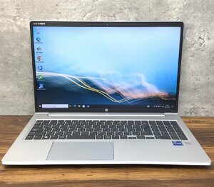 1円～ ●HP PROBOOK 450 G8 / 第11世代 Core i7 1165G7 (2.80GHz) / メモリ 16GB / NVMe SSD 512GB / 15.6型 (1920×1080) / Win10 Pro