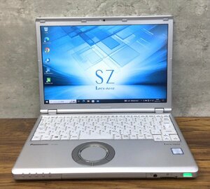 1円～ ●Panasonic LET'S NOTE SZ6 / Core i7 7600U (2.80GHz) / メモリ 16GB / SSD 512GB / 12.1型 (1920×1200) / Windows10 Pro 64bit