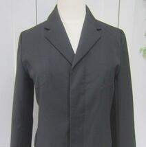 イネド　スカートスーツ　ウール100％　比翼仕立　日本製　黒　サイズ２　_画像2