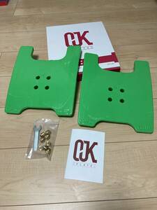 中古　OJK CARVING PLATE 01 MIDDLE GREEN　（OJK　カービングプレート　01　ミドル　グリーン）