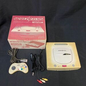 DJe399Y08 SEGA セガ SEGASATURN セガサターン HST-0014 ゲーム機 本体 箱付き