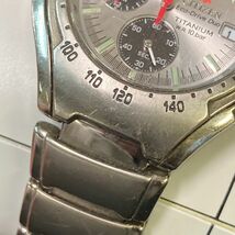 FJe429Y06 稼働品 CITIZEN シチズン Eco-Drive Duo エコドライブ GN-4W-S TITANIUM W.R 10bar 自動巻き メンズ 腕時計_画像4