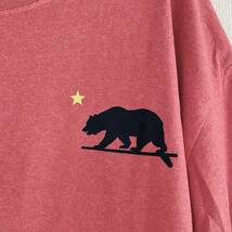 【古着】カリフォルニア州 プリント Tシャツ レッド F CALIFORNIA REPUBLIC print t-shirt red_画像4