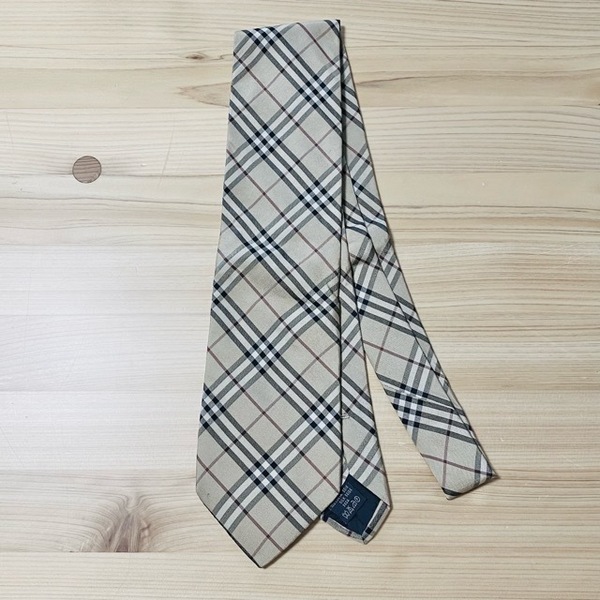 【正規品】BURBERRY LONDON CHECK TIE バーバリー ネクタイ タイ ブラウン ベージュ チェック IP BROWN ARCHIVE BEIGE