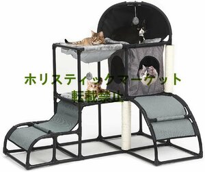  strongly recommendation * cat tower many head .. cat tower .. put cat house / cushion / flax cord nail .. paul (pole) / toy attaching cat. playing place 120*80*107cm
