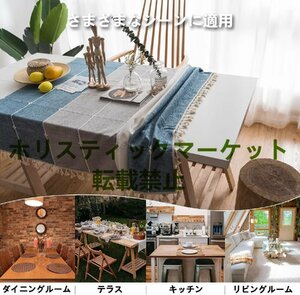 コットンリネンテーブルクロス、90x140cm 洗える装飾テーブルクロス、防塵、レストラン、キッチン、パーティー用の長方形のダイニングテー