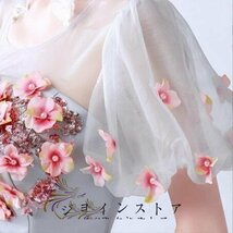 極美品★ 新入荷お洒落 ウエディングドレス カラードレス　結婚式　披露宴　パーティー　演奏会　発表会　ステージ_画像8