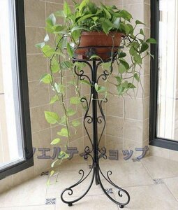 特売！フラワースタンド プランタースタンド 鉢スタンド 花台 ヨーロッパ 植木鉢台 屋外 室内 グリーン レトロ 高さ60cm