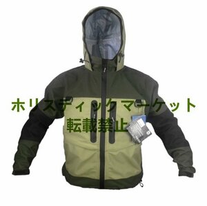 フィッシングジャケット ウェーディングジャケット 上着 迷彩 防水服 通気性 機能性 軽量 レジャー アウトドア