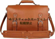 希少色 栃木レザー 本革 メンズ ビジネスバッグ 鞄 リュックサック バックパック ハンドバッグ ヌメ革_画像2