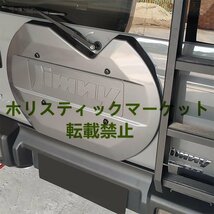 新型スズキジムニー スペアタイヤレスカバー JB64JB74 リアゲートカバー 背面レスカバー スムージングパネル 外装パーツ 専用設計 グリーン_画像2