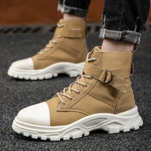  new goods short boots men's western boots military boots Work boots work shoes engineer boots 24.5cm~27cm selection possible khaki 