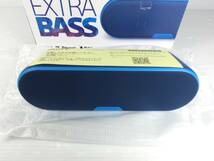 m125 ☆ 中古美品【動作良好】SONY/ソニー EXTRA BASS SRS-XB2 ワイヤレスポータブルスピーカー Bluetooth/防水対応 ブルー ☆_画像2