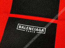 K293.. BALENCIAGA バレンシアガ トートバッグ ショルダー キャンバス 2WAY イタリア製 新品 ★ 1096 ブラック レッド_画像6