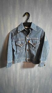 【送料無料】アメリカUSA古着リーバイス LEVI’S ビンテージ Gジャン オレンジタグ made in USA 2-3歳