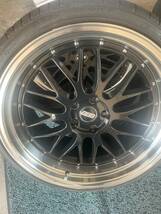 深リム BBS LM　タイプ 20インチ×10J ET＋40　PCD114.3 5穴 245/35ZR20 タイヤ・ホイール4本セット_画像2