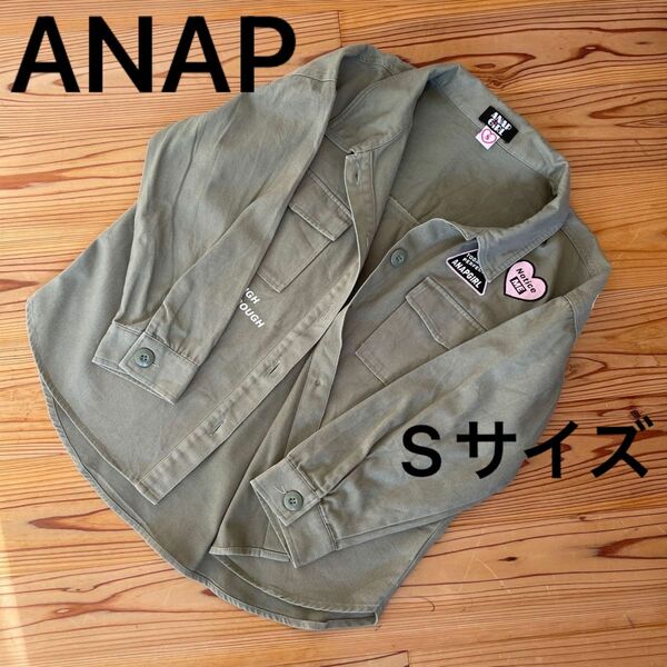 ANAP デニム ジャケット カーキ